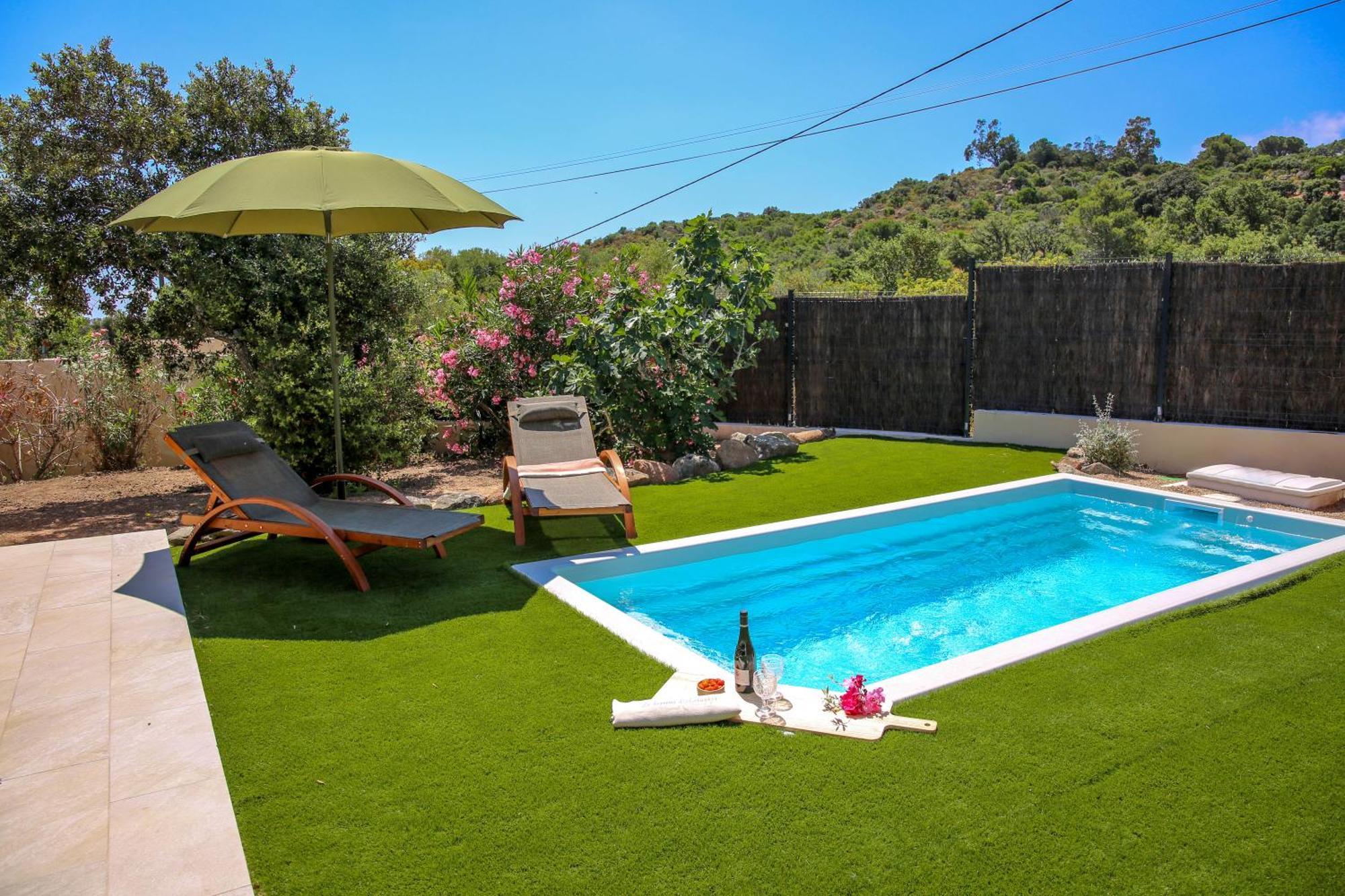 Le Berceau D'Asciaghju Palombaggia - Acces Plage Et Piscine Privee بورتو فيكشْيو المظهر الخارجي الصورة