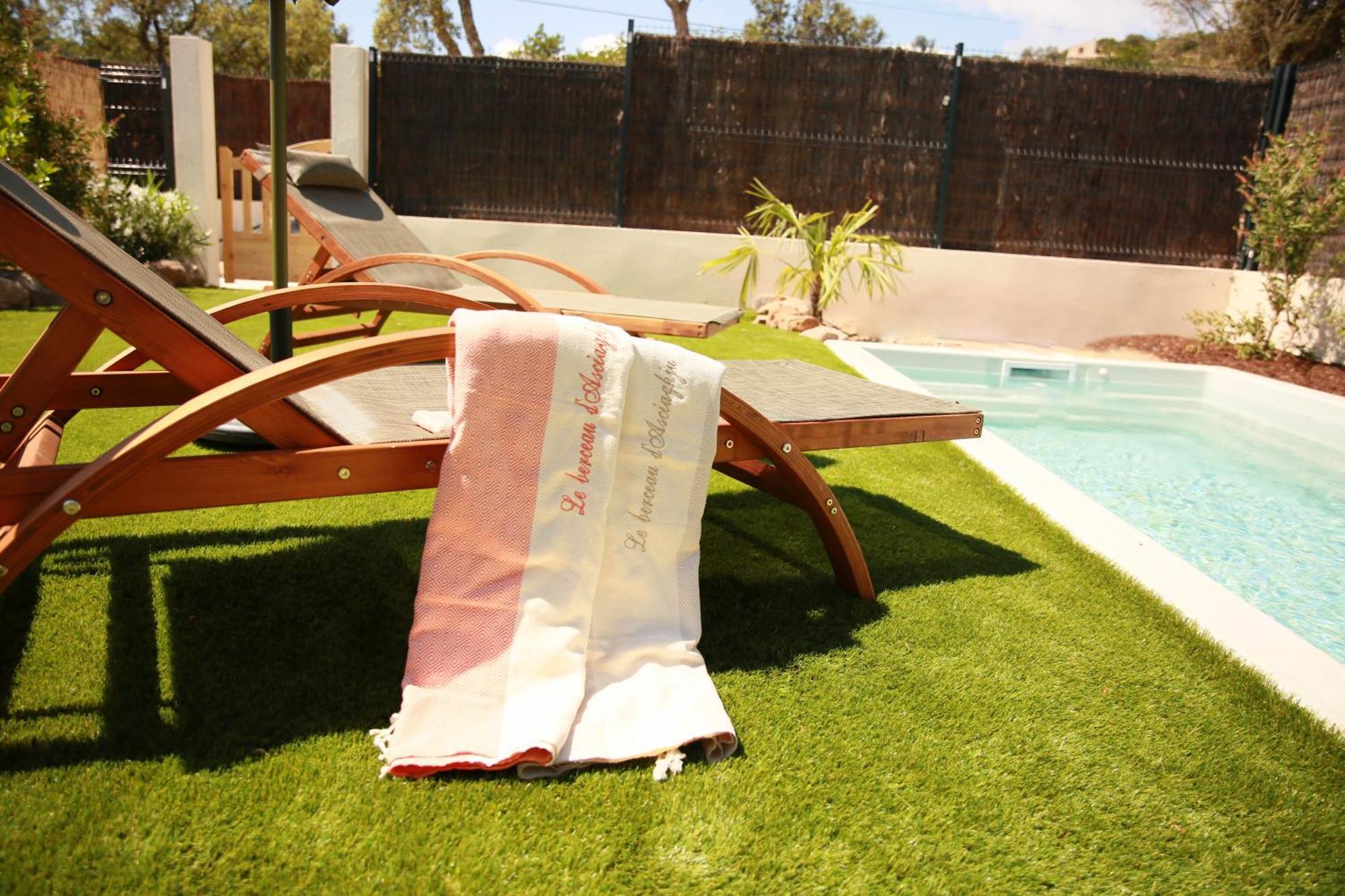 Le Berceau D'Asciaghju Palombaggia - Acces Plage Et Piscine Privee بورتو فيكشْيو المظهر الخارجي الصورة